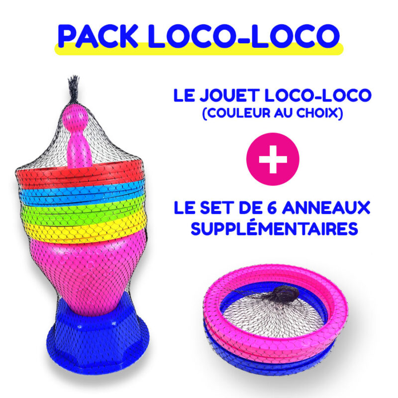 Pack Jouet Loco-Loco + Set 6 anneaux